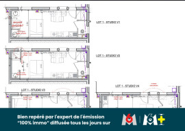 MAISON 90 m2 EN DUPLEX - 2 CHAMBRES - TERRASSE - GARAGE - STATIONNEMENTS - STUDIO INDEPENDANT Aizenay