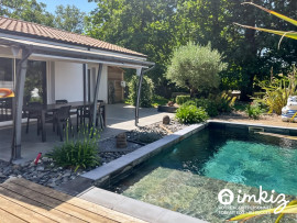 Maison familiale avec piscine – 25 min de Bordeaux Madirac