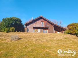 Maison ossature bois style chalet,  vue imprenable Challonges