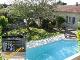 Maison plain-pied 3 Chbes sur 980 m², piscine Alleins