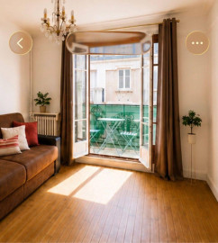 Paris 15e – Studio meublé 27 m² avec balcon Paris 15ème