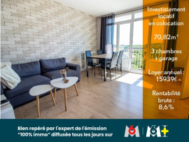 Spécial investisseurs - Investissement locatif clés en main - Colocation étudiante en place Dijon