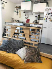 Studio 1 pièce 18 m² / Vue Sacré-Coeur Paris 10ème