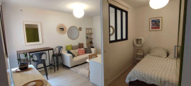 Studio / 2 pièces meublé rénové Paris 18ème