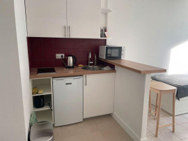 Studio meublé 21m² lumineux Paris 17ème