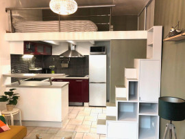 Studio meublé 25m2 RDC avec mezzanine Paris 10ème