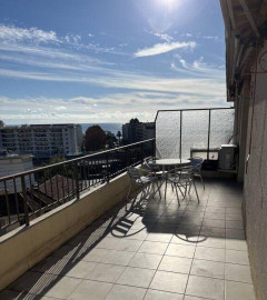 Superbe 2P meublé 36m² vue mer terrasse 20m² Nice