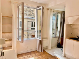 Superbe studio 18 m2 meublé refait à neuf Paris 17ème