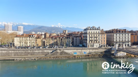T5 de 89m² - immeuble classé avec vue Belledonne Grenoble