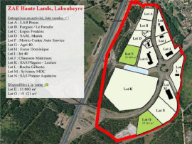 Terrains à vendre sur la zone d'activité de la Haute-Lande – Labouheyre Labouheyre