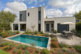 VILLA CONTEMPORAINE 200M2 + TERRAIN 1029M2 Toulouges