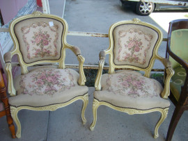 2 fauteuils Louis XV, promotion Sartrouville