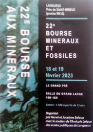 22ème Salon exposition de minéraux et fossiles Langueux