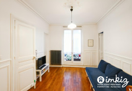 3P de 48,15 m² charme de l'ancien, calme sur cour Paris 18ème