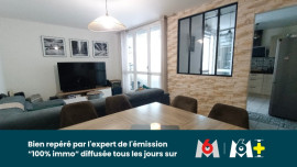 Appartement avec 2 balcons 4 pièces de 76 m2 secteur Pontlieue Le Mans