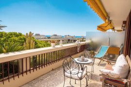 Appartement Dernier Etage Parc Coromandel 3 pièces Vue Mer Nice