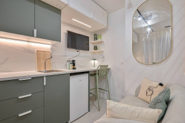 Appartement meublé de 14 m2 Paris 10ème