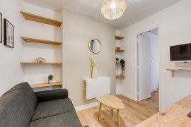 Appartement meublé de 23 m2 Paris 18ème