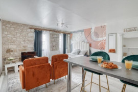 Beau studio 26m² meublé et chaleureux Pontoise