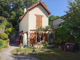 Bord de Seine, maison sur jardin paysagé Mézy-sur-Seine