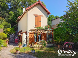 Bord de Seine, maison sur jardin paysagé Mézy-sur-Seine