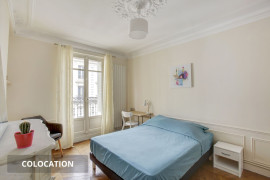 Chambre 1 -  1 chambre disponible en colocation Paris 18ème