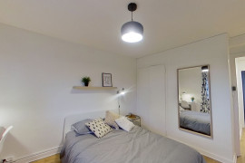Chambre en colocation appartement meublé Lyon 8ème