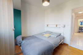 Chambre en colocation appartement meublé Lyon 8ème