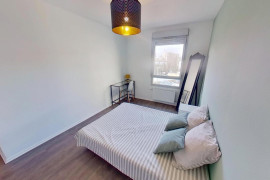 Chambre en colocation appartement meublé Lyon 8ème