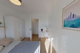 Chambre en colocation appartement meublé Vénissieux