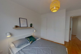 Chambre en colocation appartement meublé Lyon 8ème