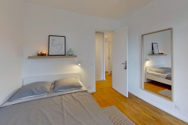 Chambre en colocation appartement meublé Lyon 8ème