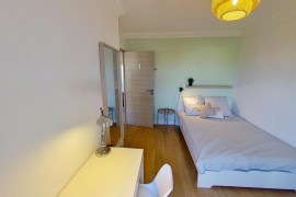 Chambre en colocation appartement meublé Lyon 8ème