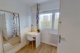 Chambre en colocation appartement meublé Lyon 8ème