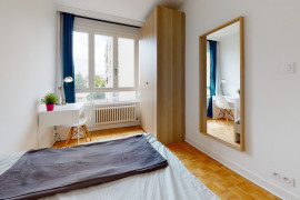Chambre en colocation appartement meublé Lyon 8ème