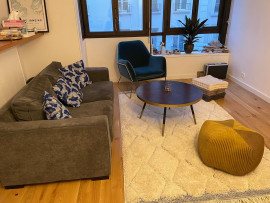 Charmant T2 de 46,14m2 meublé loué 1495€ C.C. Paris 19ème