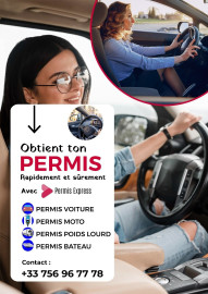 Code de la route, permis de conduire, titre de séj Paris 18ème