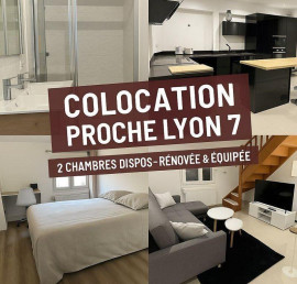 COLOCATION RÉNOVÉE CHAMBRE MEUBLÉE LYON 7/ St Fons Saint-Fons