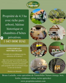 Domaine pour résidence, chasse, pêche, équitation Calais