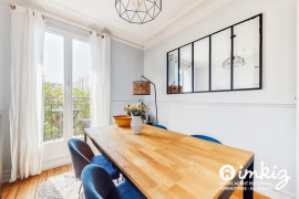 Duplex 3 pièces avec balcon et dépendance Paris 19ème