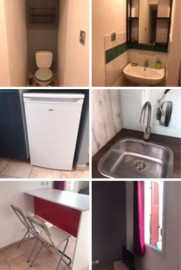 En maison de ville studio meublé 20m² refait neuf Marseille 10ème
