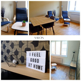 F2 meublé refait à neuf – Vue vallée de la Moselle Frouard