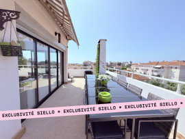 Golfe-Juan - 5min à pied du port, des restaurants et de la gare - Toit Terrasse 3 pièce(s) 89m2 en duplex - Vue Panoramique Vallauris