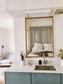 Grand studio de 30m² avec chambre en alcôve Paris 20ème