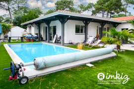 Maison 5 p. piscine, dépendances - plage à pied Biscarrosse
