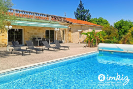 Maison de charme en pierre, 4 chambres, piscine. Blanquefort