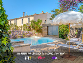 Maison de maître + gîte Saturargues