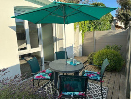 Maison meublée T2 33m² local vélo et terrasse La Rochelle
