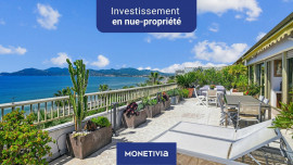 NUE-PROPRIETE RARE PENTHOUSE AVEC 38% DE DECOTE. Cannes-la-Bocca