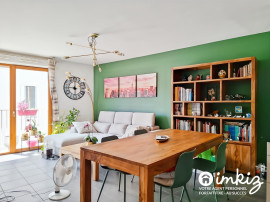 Paris 19ᵉ 3 pièces de 69,6 m² traversant 2 balcons Paris 19ème